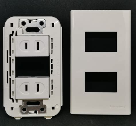 2 gang wall outlet.